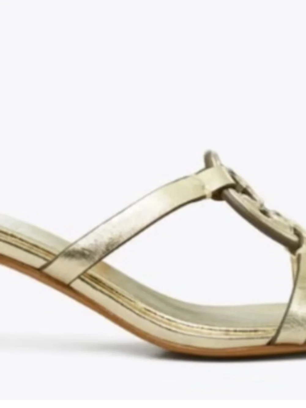 New! Limited edition! Tory Burch Geo Bombe MILLER LOW HEEL SANDAL #9.5